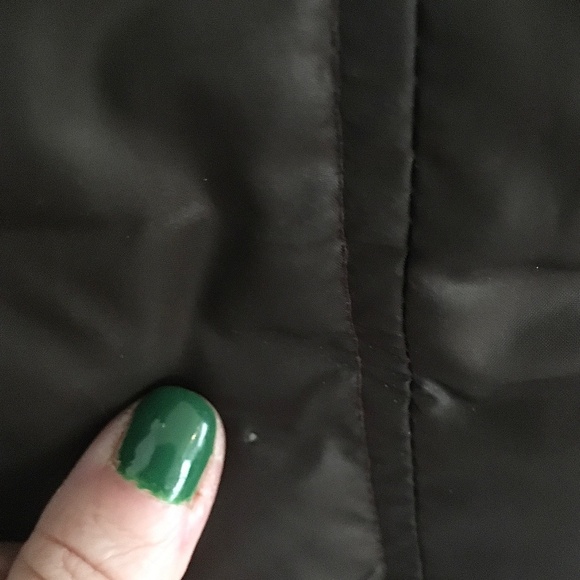 Mackage Women Adali Down Parka Coat Natural Fur Signature Collar Sz L Flaw - Picture 8 of 16